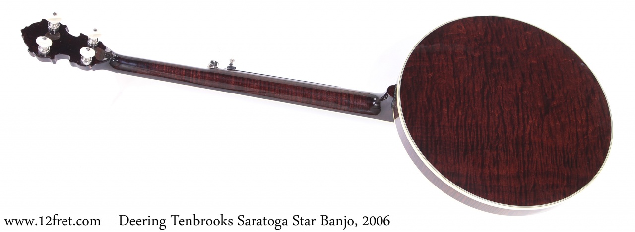 Deering Tenbrooks Saratoga Star Banjo, 2006 Full Rear View