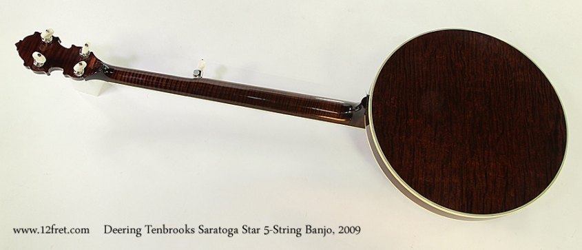 Deering Tenbrooks Saratoga Star 5-String Banjo, 2009 Full Rear View