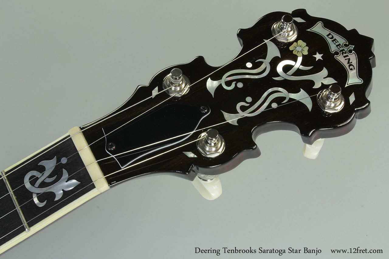 Deering Tenbrooks Saratoga Star Banjo Head Front