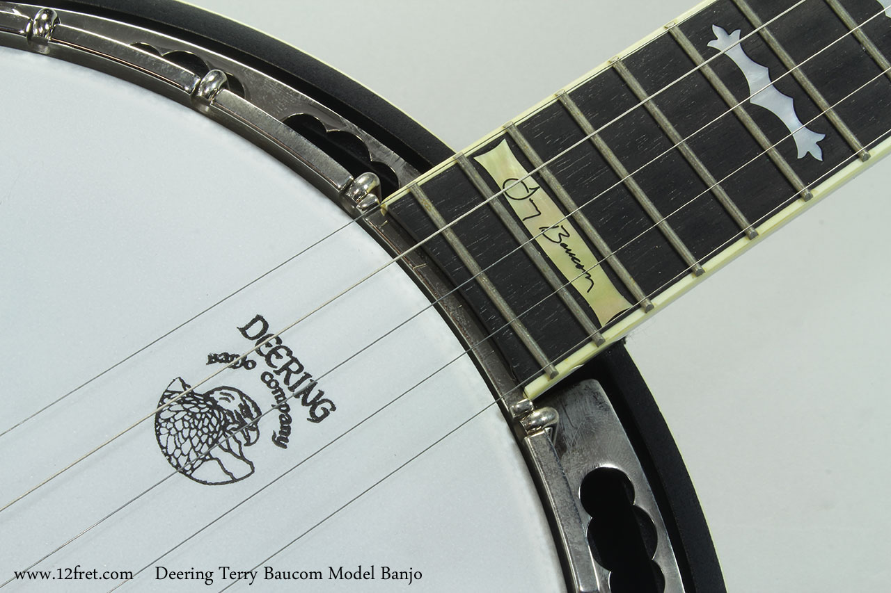 Deering Terry Baucom Model Banjo Signature Inlay