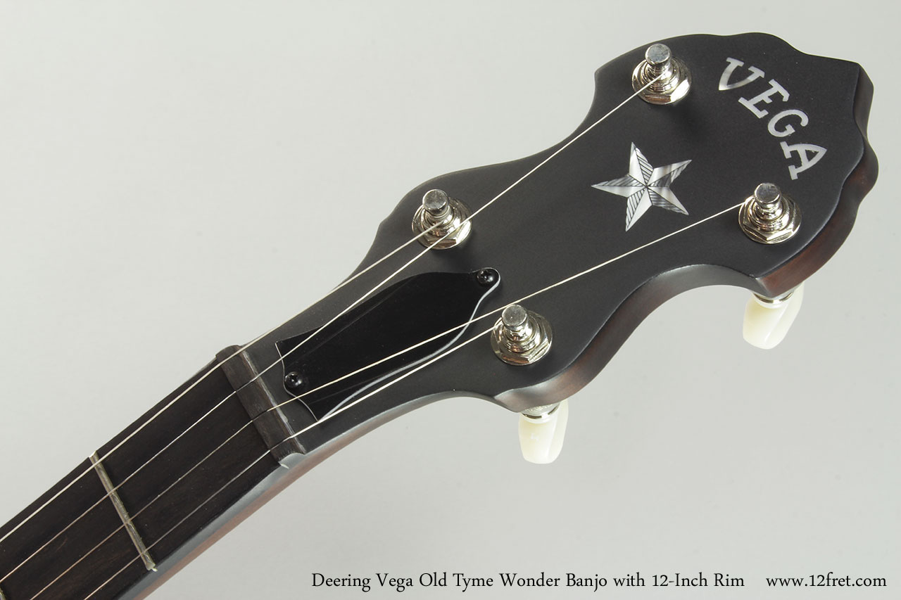Deering Vega Old Tyme Wonder Banjo with 12-Inch Rim Head Front View
