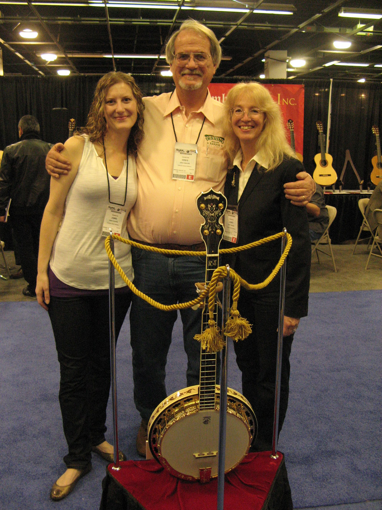 TDeerring 35th Anniversary Limited Edition Banjo  he Deering family with the 35th Anniverssary Banjo.