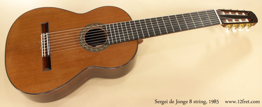 Sergei de Jonge 8 String Classical 1985 full front view