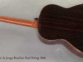 Sergei de Jonge Brazilian Steel String 2006 full rear view