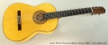 Lester DeVoe Flamenco Blanca Guitar, 2000 Full Front View