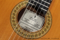Dieter Hopf Gran Concierto Classical Guitar, 2004 Label View