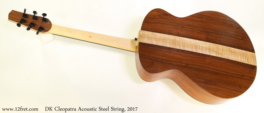 DK Cleopatra Acoustic Steel String, 2017 Full Rear View