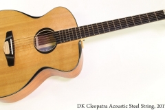 DK Cleopatra Acoustic Steel String, 2017 Full Front View