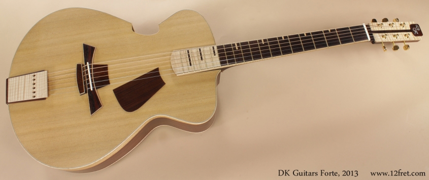 DK Guitars Forte 2013 full front view