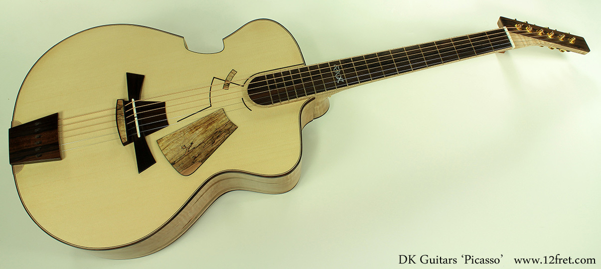 DK Guitars Picasso full front view