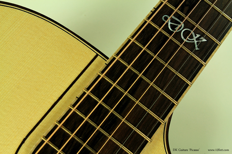 DK Guitars Picasso inlay