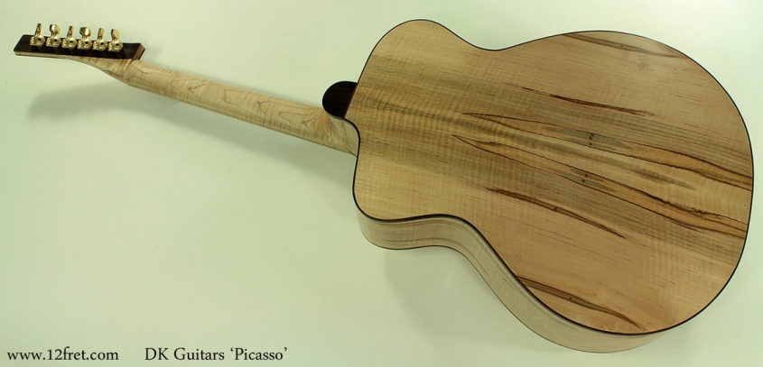 DK Guitars Picasso full rear view