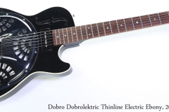 Dobro Dobrolektric Thinline Electric Ebony, 2001 Full Front View