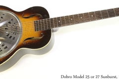 Dobro Model 25 or 27 Sunburst, 1934 Full Front View