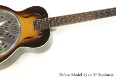 Dobro Model 25 or 27 Sunburst, 1934 Full Front View