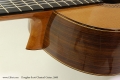 Douglass Scott Classical Guitar, 2008 Heel View