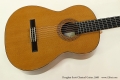 Douglass Scott Classical Guitar, 2008 Top View