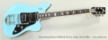 Duesenberg Paloma Solidbody Electric Guitar, Narvik Blue Full Front View