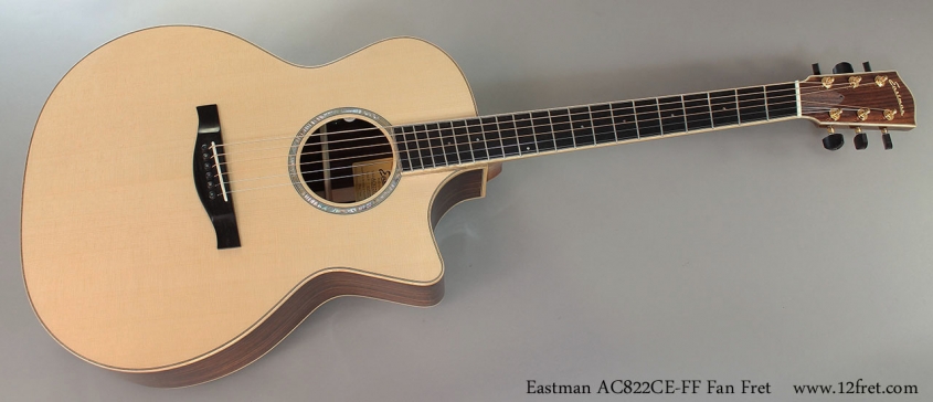 Eastman AC822CE-FF Fan Fret Full Front View