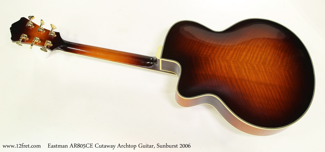 Eastman AR805CE Archtop Guitar Sunburst 2006 www.12fret