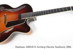 Eastman AR810CE Archtop Electric Sunburst, 2006 Full Front View