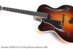Eastman AR910CE LH Archtop Electric Sunburst, 2004 Full Front View