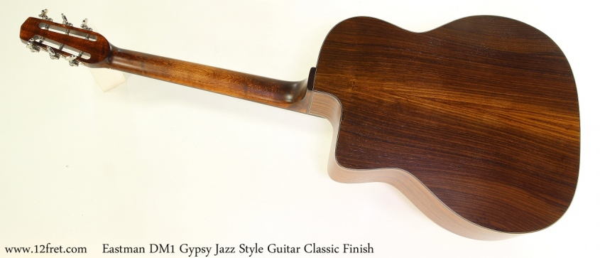 Eastman DM1 Gypsy Jazz Style Guitar Classic Finish Full Rear View