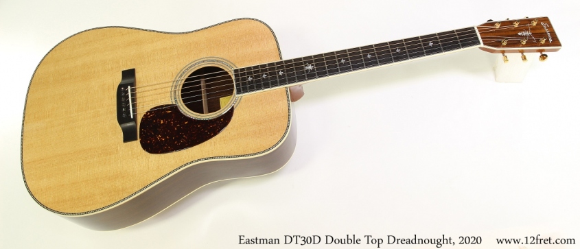 Eastman DT30D Double Top Dreadnought, 2020 Full Front View
