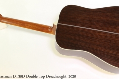 Eastman DT30D Double Top Dreadnought, 2020 Full Rear View