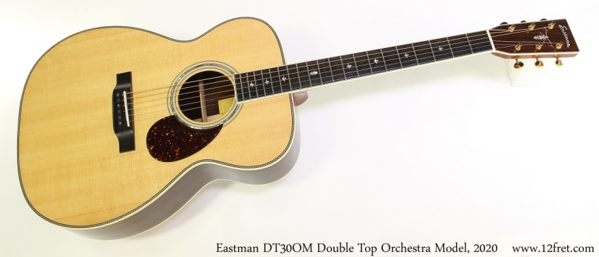 Eastman DT30OM Double Top Orchestra Model, 2020 Full Front View