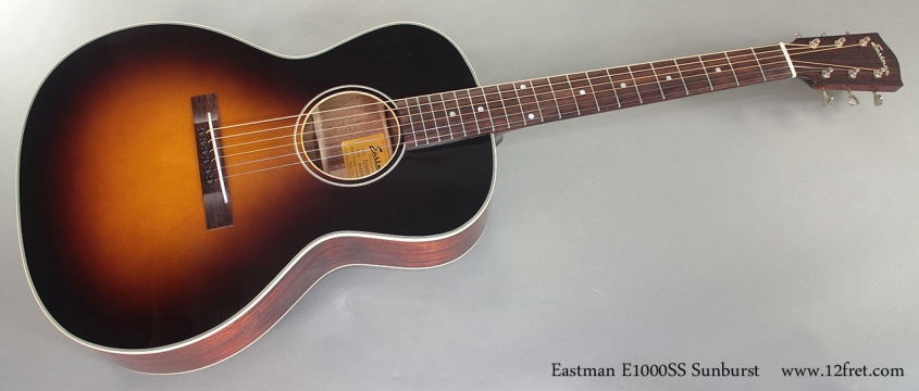 Eastman E1000SS Sunburst Steel String full front view