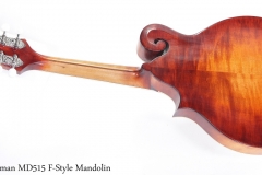 Eastman MD515 F-Style Mandolins Full Rear View