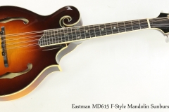 Eastman MD615 F-Style Mandolin Sunburst, 2010    Full Front View