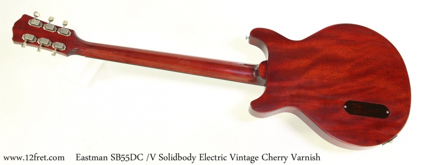 Eastman SB55DC /V Solidbody Electric Vintage Cherry Varnish Full Rear View