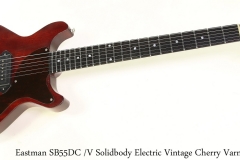 Eastman SB55DC /V Solidbody Electric Vintage Cherry Varnish Full Front View