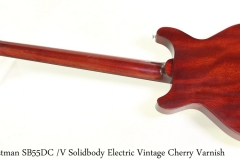 Eastman SB55DC /V Solidbody Electric Vintage Cherry Varnish Full Rear View
