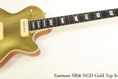 Eastman SB56 NGD Gold Top Solidbody Full Front View