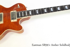 Eastman SB59/v Amber Solidbody Guitar Full Front View