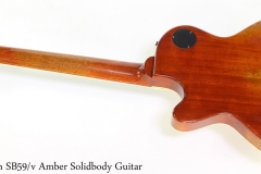 Eastman SB59/v Amber Solidbody Guitar Full Rear View