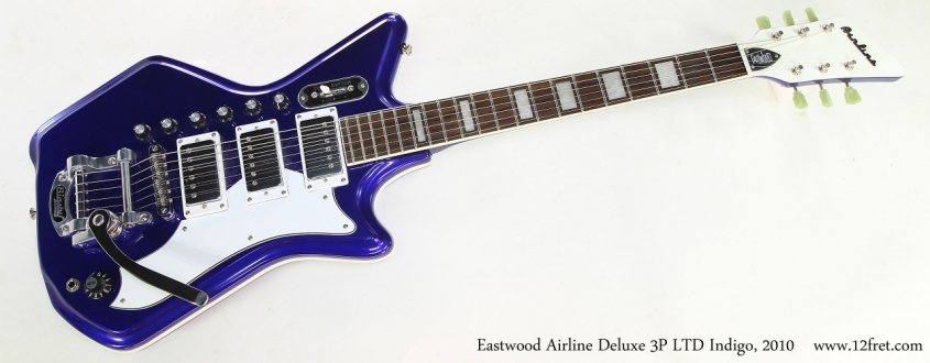 Eastwood Airline Deluxe 3P LTD Indigo, 2010   Full Front View