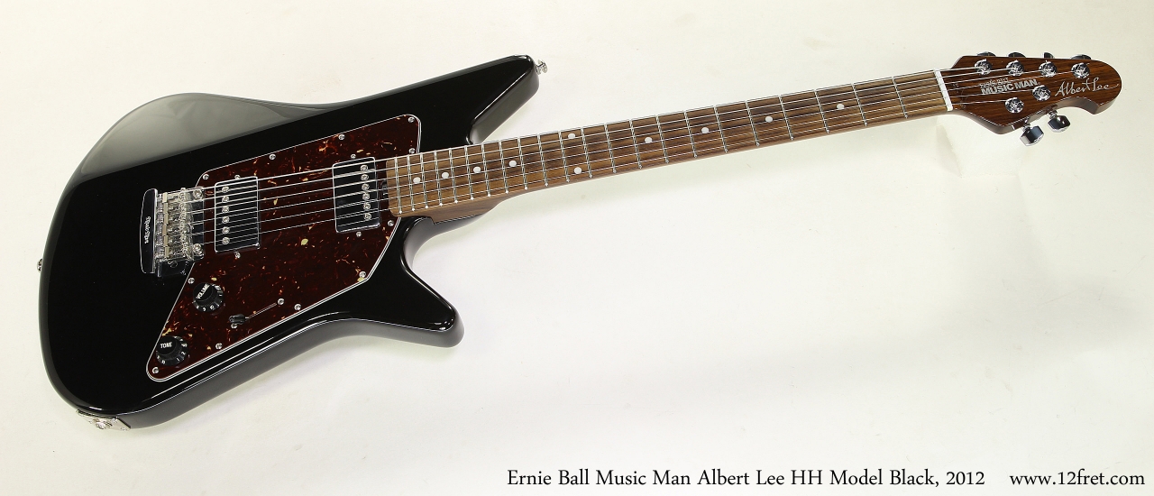Ernie Ball Music Man Albert Lee HH Model Black, 2012   Full Front View