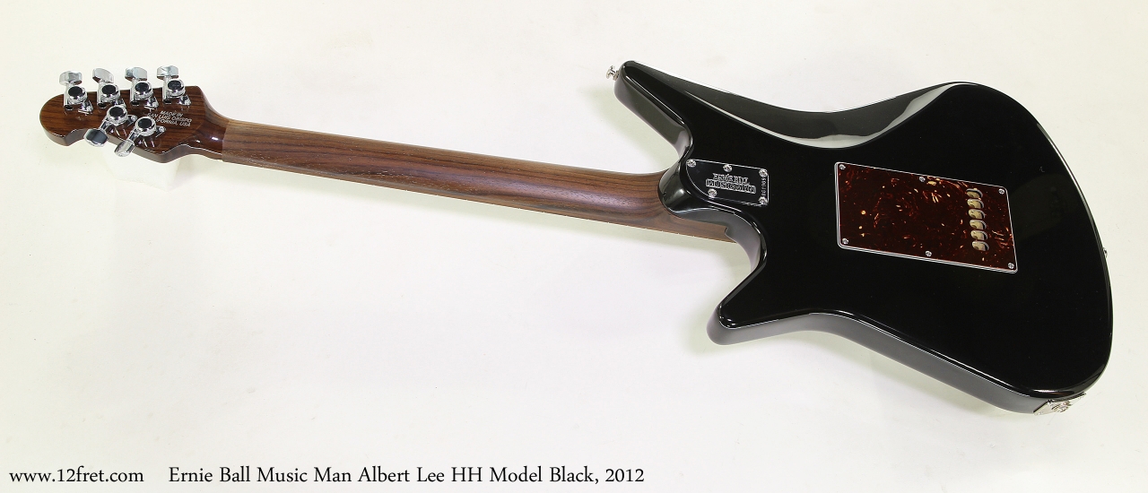 Ernie Ball Music Man Albert Lee HH Model Black, 2012   Full Rear View