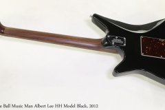 Ernie Ball Music Man Albert Lee HH Model Black, 2012   Full Rear View