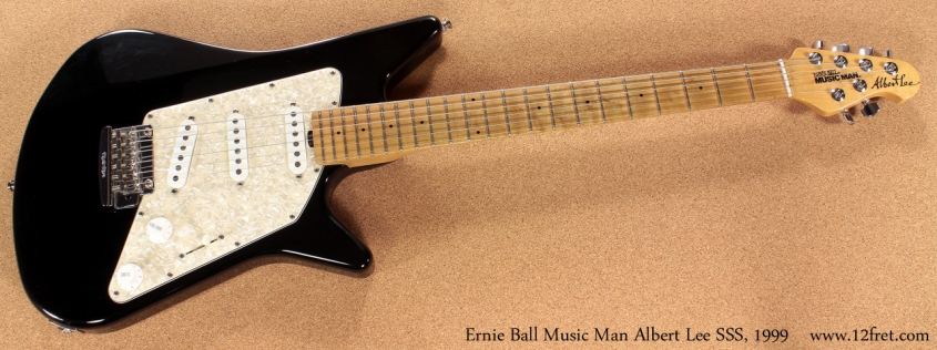 Ernie Ball Music Man Albert Lee SSS 1999 full front view