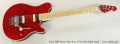 Ernie Ball Music Man Axis, Trans Red Quilt, 2013 Full Front View