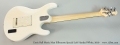 Ernie Ball Music Man Silhouette Special Left Handed White, 2010 Full Rear View
