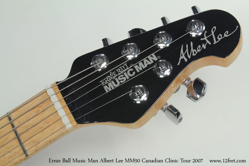 Ernie Ball Music Man Albert Lee MM90 Canadian Clinic Tour 2007 head front