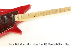 Ernie Ball Music Man Albert Lee SSS Hardtail Cherry Red, 2005   Full Front View