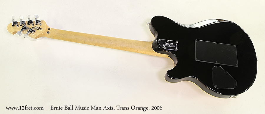 Ernie Ball Music Man Axis, Trans Orange, 2006   Full Rear View