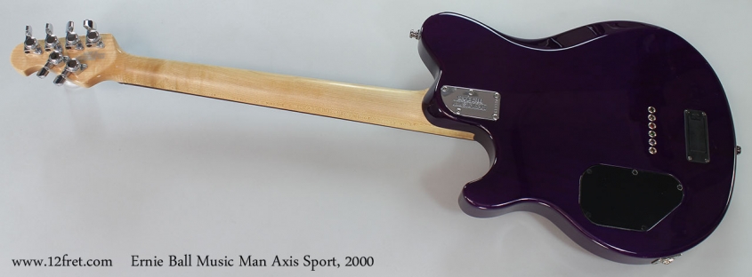 Ernie Ball Music Man Axis Sport, 2000 Full Rear View